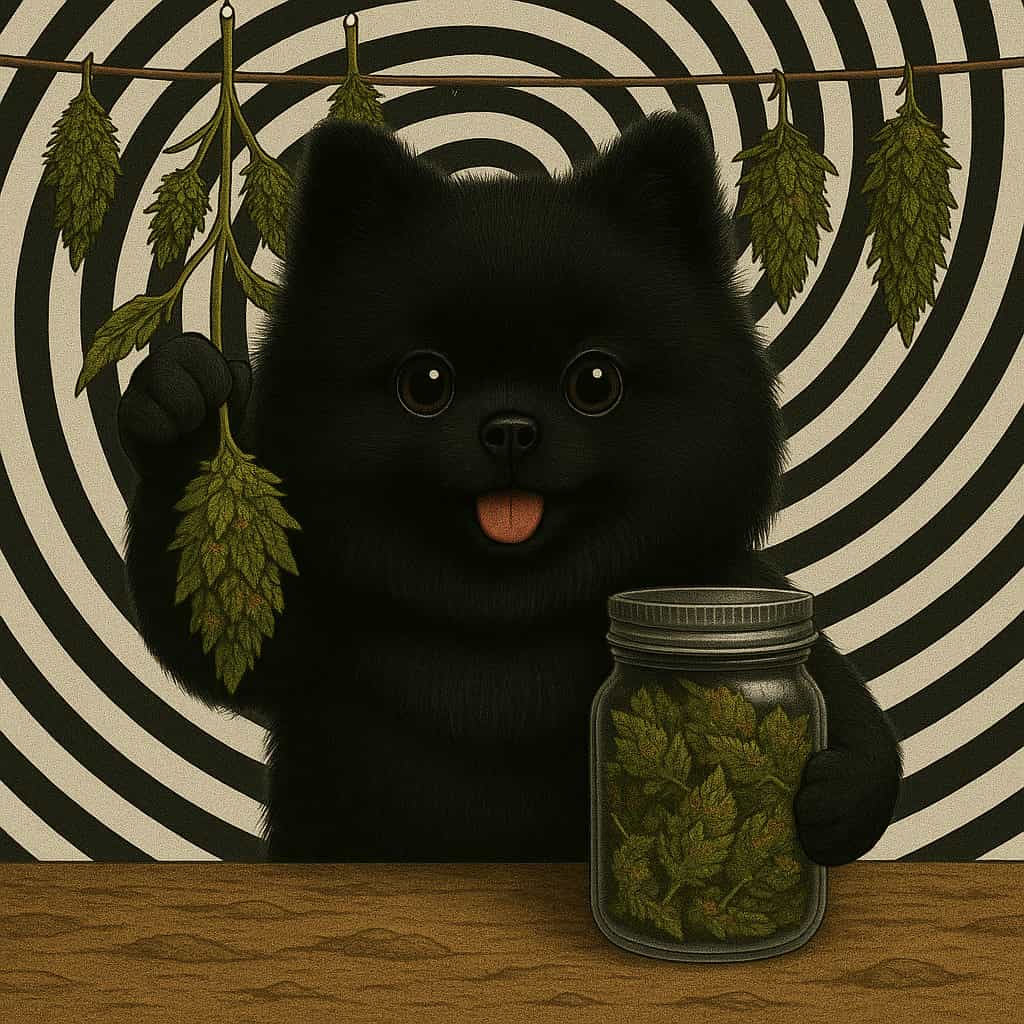 cover image for article 'curing cannabis'